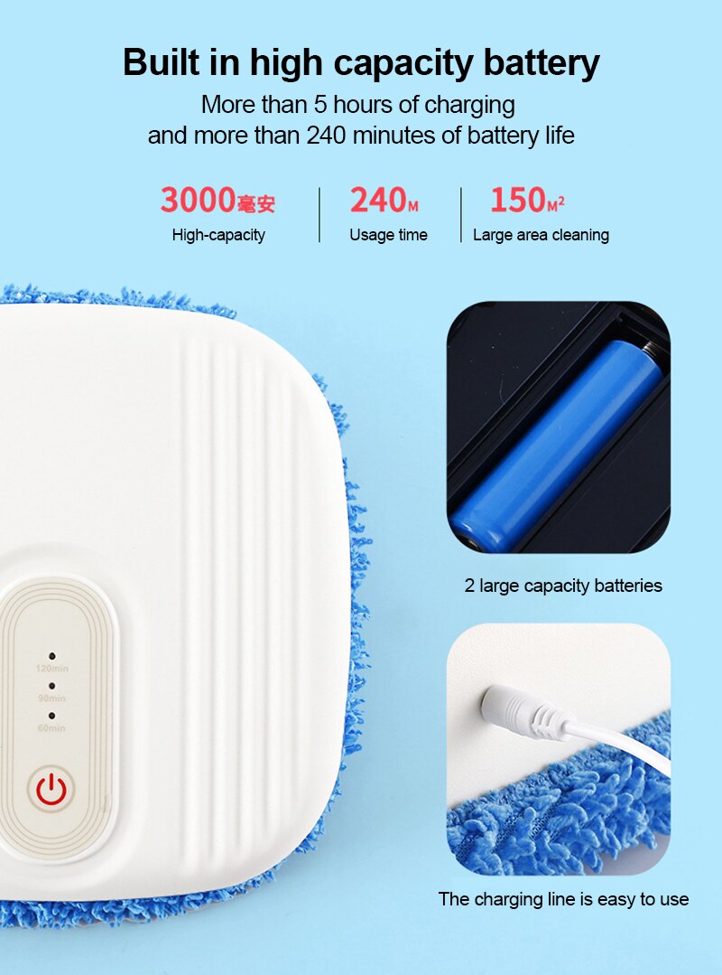 Smart Robot Vacuum Cleaner Sweep Robot Wet Automatic Drag Integrated Electric Clean Robot Smart Cleaning Sweeping