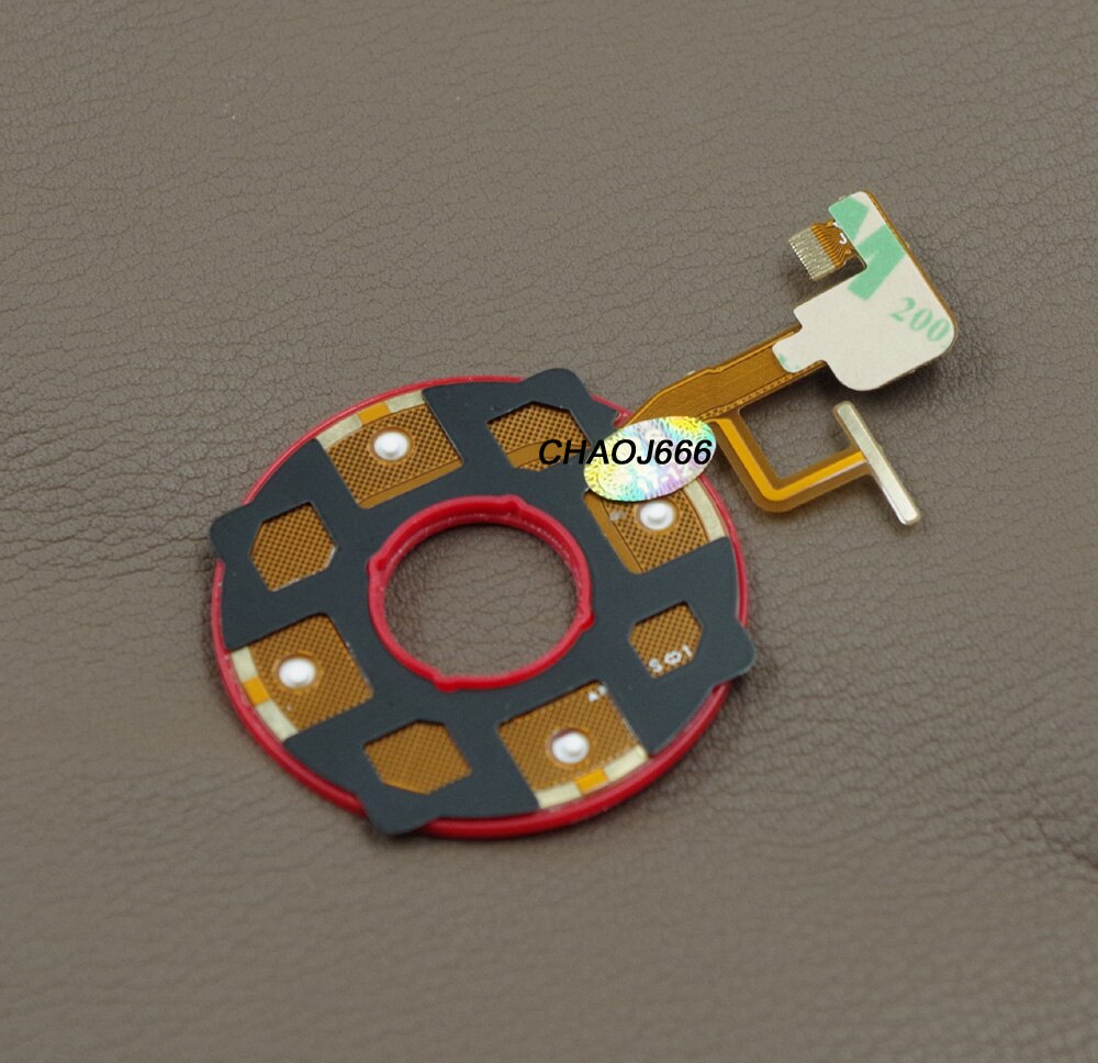 5pcs/lot Red Clickwheel Click Wheel with Flex Ribbon Cable for iPod 5th gen iPod 5 Video 30GB 60GB 80GB U2 Special Edition
