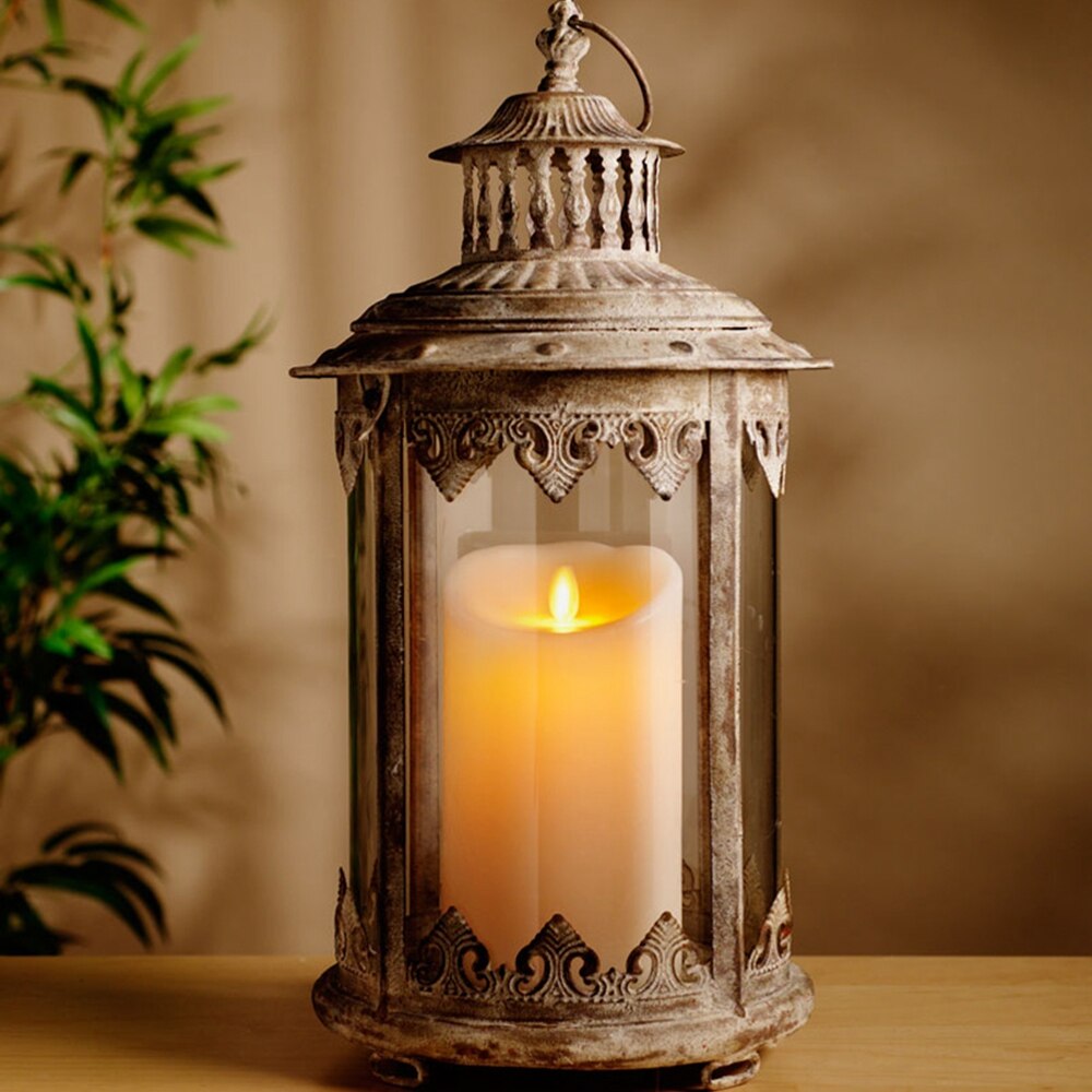 Ksperway flammeløs bevegelig veke søyle led lys 3.5 " *7 "