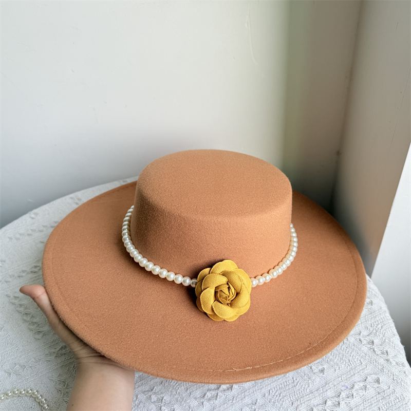 Fedora's met 9 cm rand, platte hoed met brede rand, panamese dames heren jazzhoed, kerkhoed, Britse dames fedora's, herenhoed: Lichtgroen
