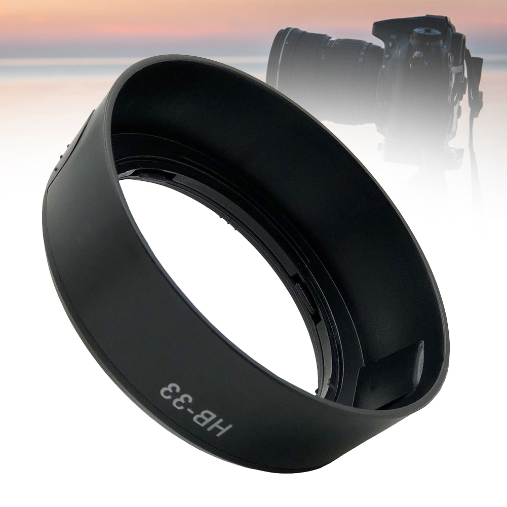 Durevole 18-55mm Reversibile Cap Professionale Accessori Della Fotocamera Facile Da Installare F/3.5-5.6G Lens Hood tenda da sole Per La Nikon HB-33