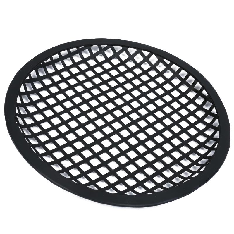 8 pulgadas malla redonda de metal altavoz de subgraves para coche cubierta rejilla del altavoz parte protector de altavoces para coche Subwoofer Loudspeak cubre
