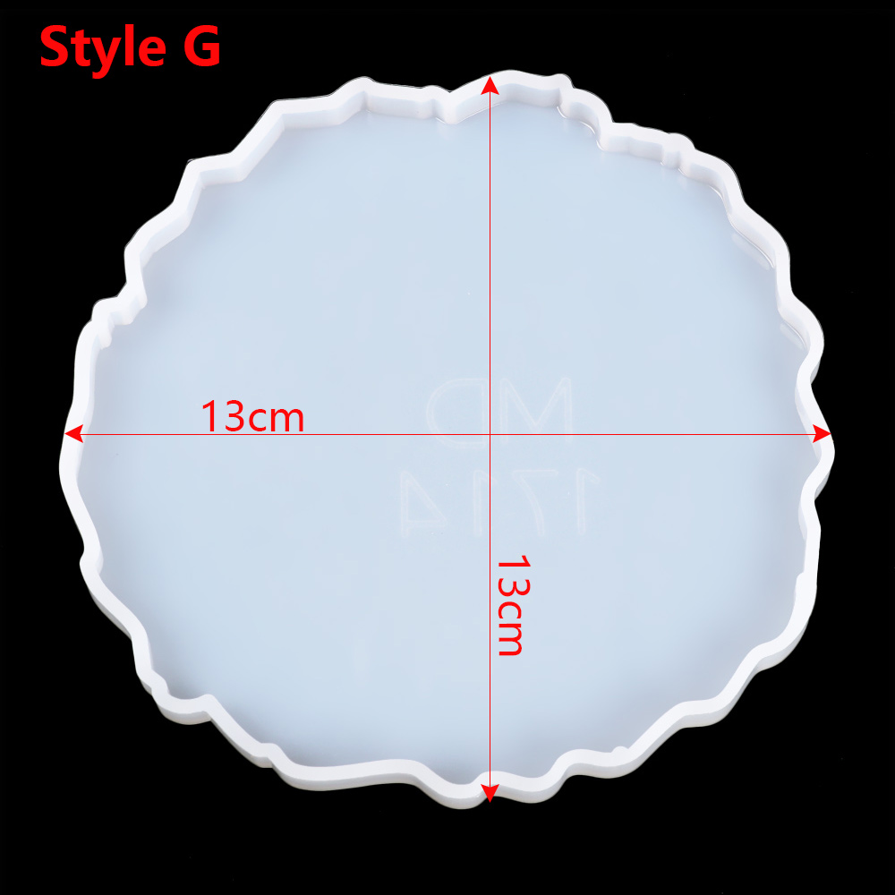 Transparent Fluid Arts Round Petri Dish Silicone Mold Round Coaster Epoxy Resin Art Supplies Make Your Own Coaster Resin Molds: Style G