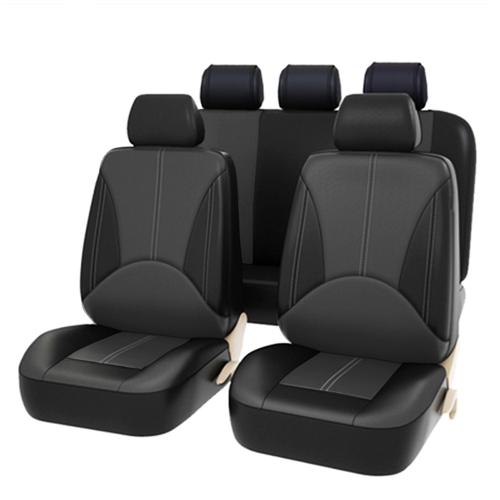 Auto Accessoires Voor Lexus Es Ct Is Gs GS350 Gx Ls LS430 Rx RX450H Lc Ux Sc Convertible Sc Coupe HS250H Lederen Auto Stoelhoezen: ZT04-5Seats-Grey