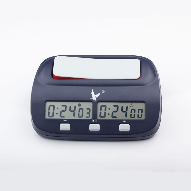 Spring rejse skak ur digital små elektroniske brikker brætspil tælle timer sæt sports backgammon sæt