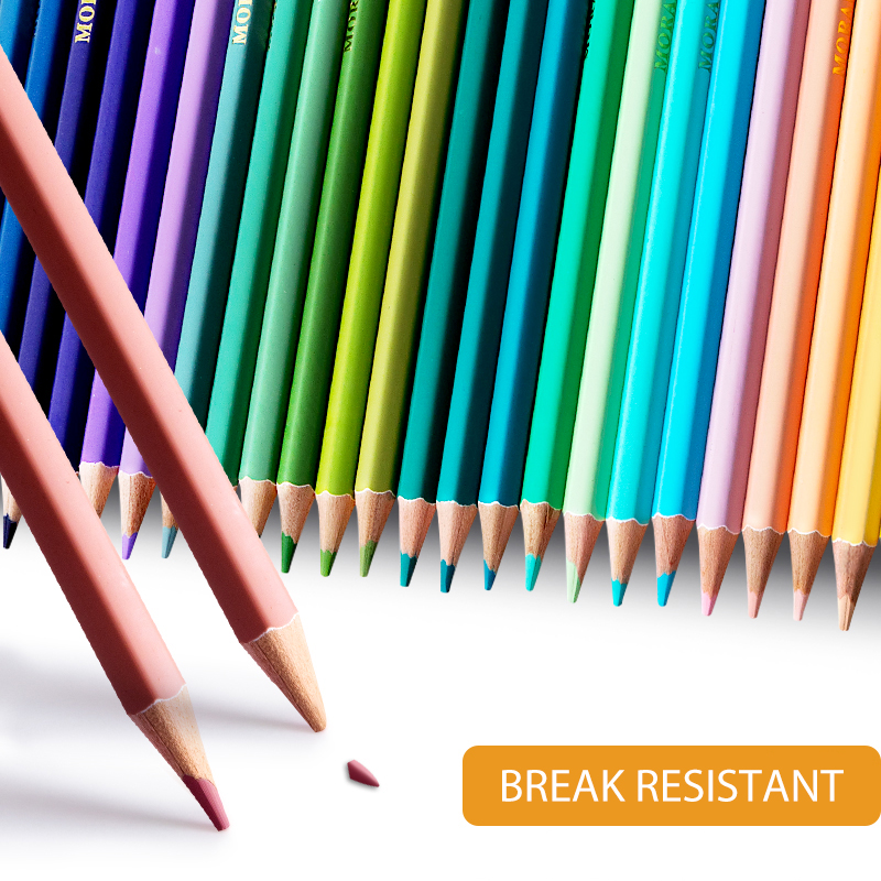 Juego de lápices de colores aceitosos profesionales, caja de cables de colores surtidos para dibujar artistas de pintura, útiles escolares para estudiantes, 24/36/48