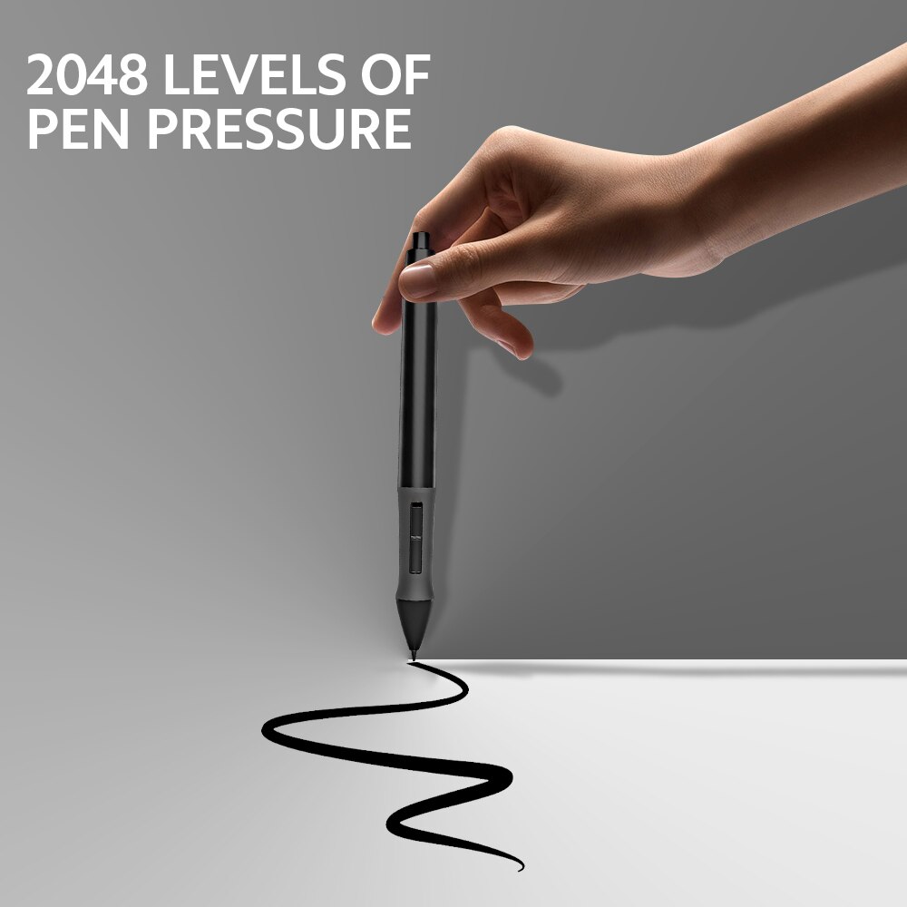 Digital Pen with 2 Programmable Side Buttons 2048 Levels Pressure-sensitive Pen for Huion H420 Graphics Tablet