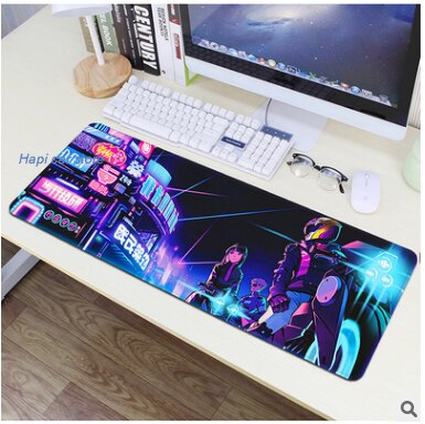 Office Mouse Pad Gamer Mousepad Gaming Large 80x30cm Computer Keyboard Mat for Mouse Deskpad for PC Desk Mats for Mice Carpet L1: 800x300x2mm 9