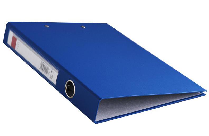 Deli pasta forte para trás ampla pasta de documentos 45mm arquivos de dados e pastas material de escritório a4 clipes de papel para a escola: 1 pcs blue
