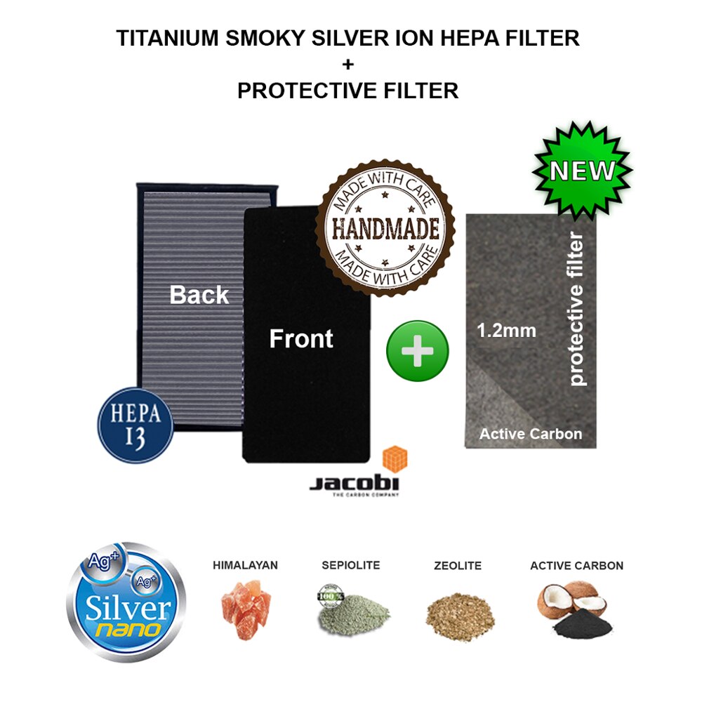 Sharp KC-C70E Air Purifier Compatible Hepa Carbon Combined Filter Antiviral Silver Ion Protective Filter