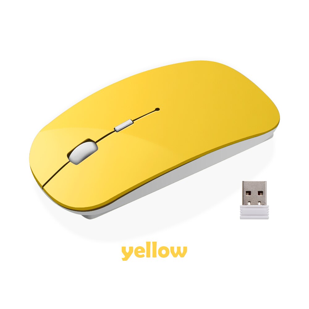 1 pc bærbare 2.4g trådløse mus ultratynne usb optiske mus stille knapp for pc bærbar macbook desktop air pro