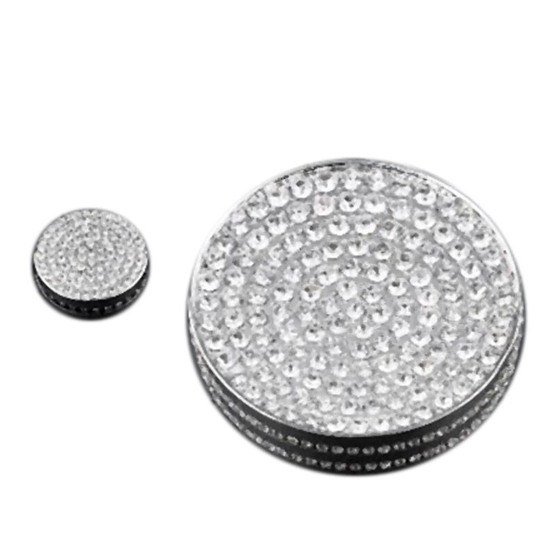 Car Diamond Center Console Multimedia Button Decoration Trim Cover for Cadillac XT4 CT6 XT5