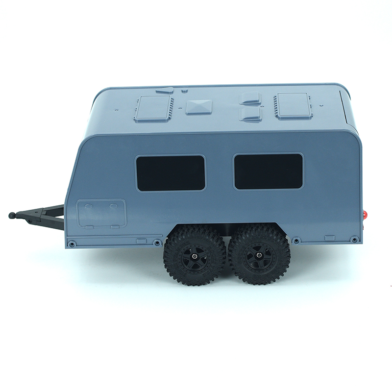 RC Model Motorhome RV Trailer Model for 1/18 RC Car Crawler TRX4M