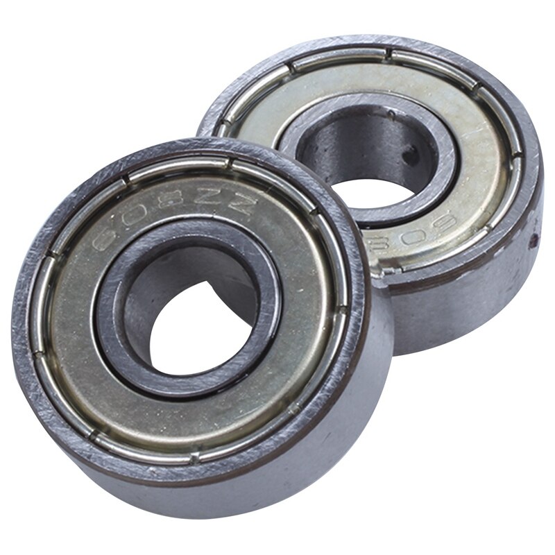 15Pcs 608ZZ Dubbele Afgeschermde Lagers Skateboard Lagers Scooter Lagers, Dubbel Afgeschermd, Zilver