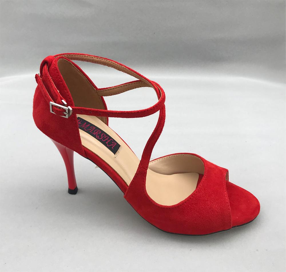 Zapatos de baile de Tango con suela de cuero, cómodos y modernos, para , boda, Argentina, T6291RS