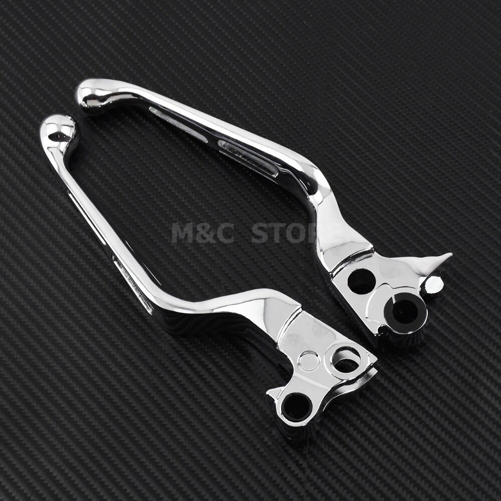 Motorbike Chrome Brake Clutch Levers For Harley 1996-2003 XL,1996-2007 Dyna and Touring,1996-2007 and Softail