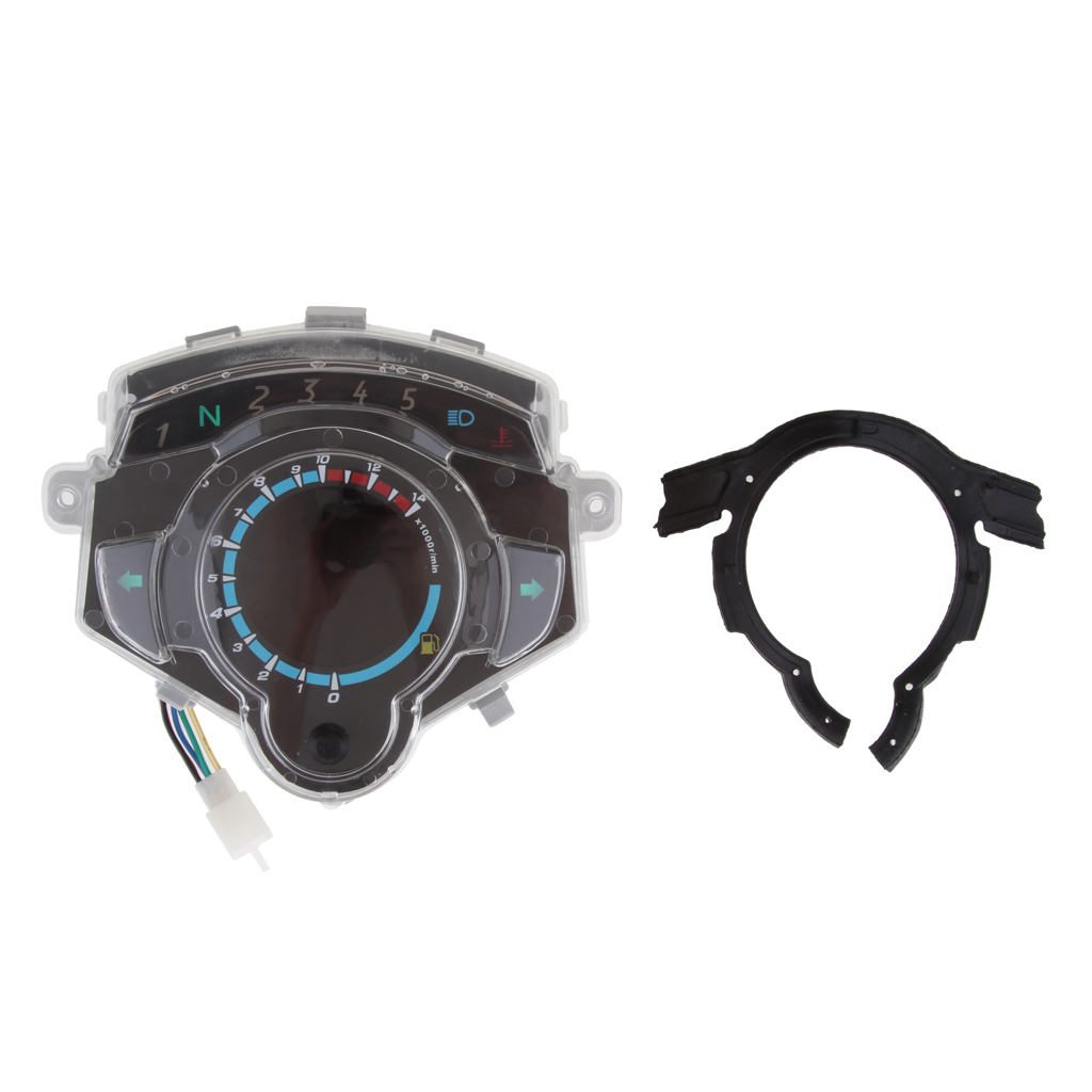 Motorcycle Battery Gauge Cluster Speedometer Tachometer Odometer