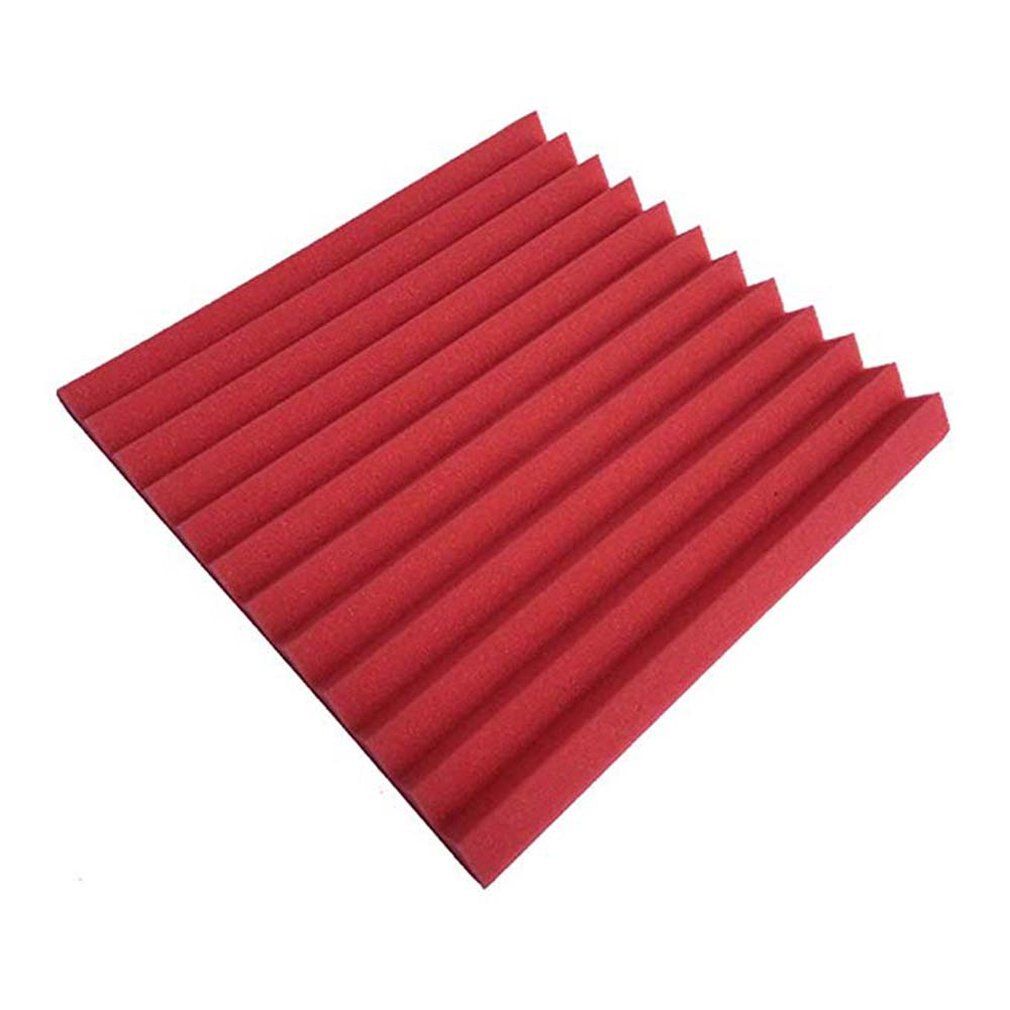 Soundproofing Foam Fireproof Material Density Flame Retardant Voice Insulation Cotton Voice Absorbing Cotton: Red