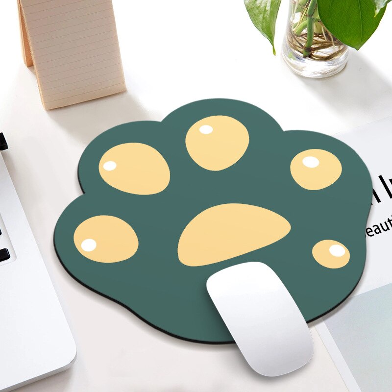 Kawaii Desk Pad Cute Mouse Pad Cat Pow Gaming Deskpad Desk Mats Office Accessories Mat for Mice Mouse Gamer: L