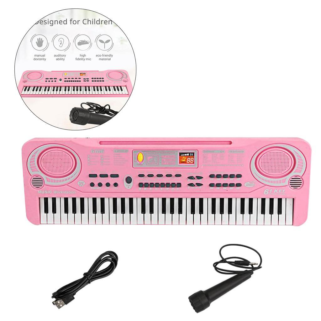 61 Keys USB Electronic Keyboard Musical Digital Pi... – Grandado