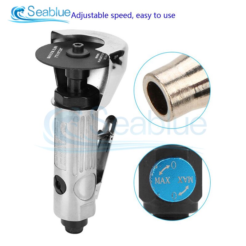 25000rpm Pneumatic Metal Cutting Machine Cut Off Grinders 3 inch Straight Air Cutter Cutting Tools For Metal Working