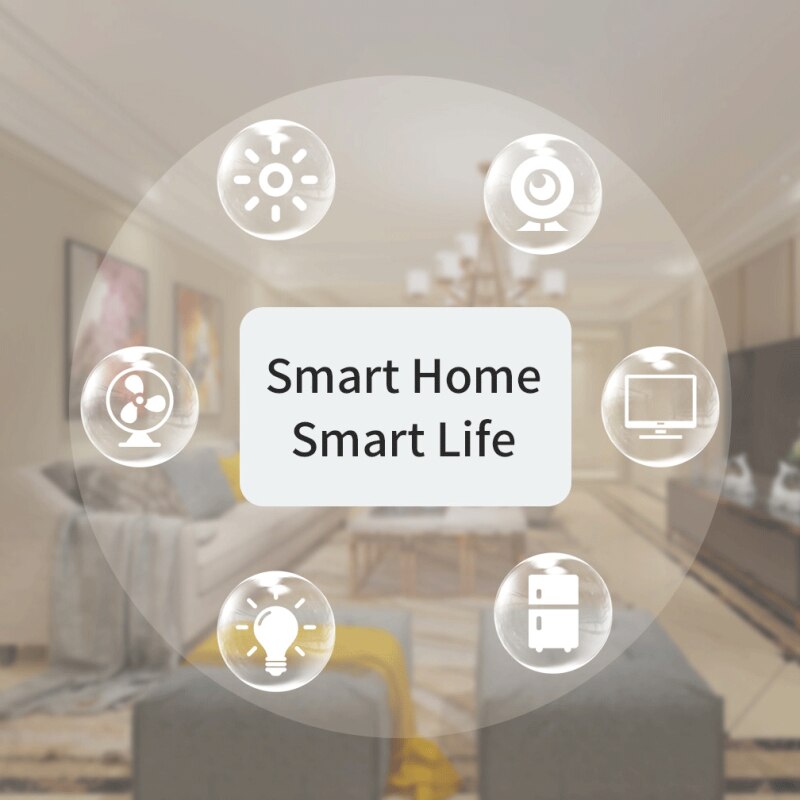 Tuya Zigbee3.0 Home Smart Temperature And Humidity Sensor Compatible With Alexa Google Home Smart Home