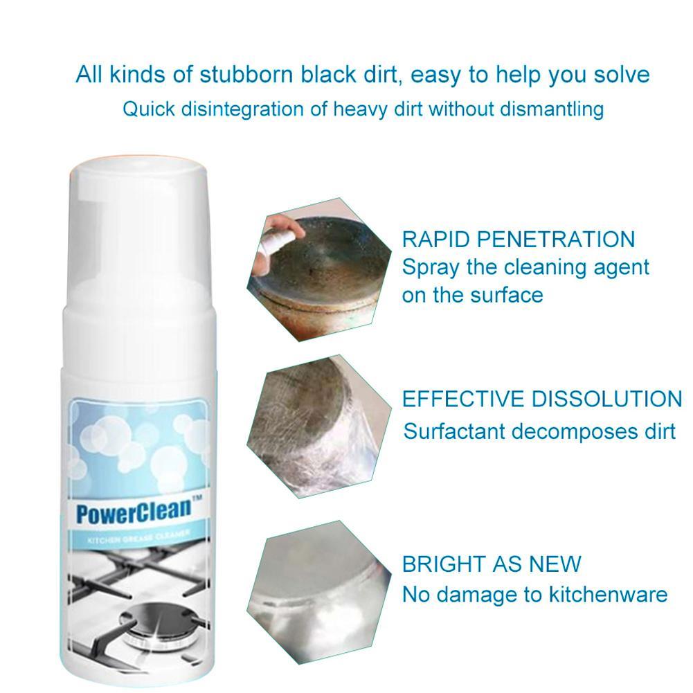 Grease Police Degreaser Cleaner Rust Cleaner Bubble Dilute Dirt Oil Wash Cleaning Rust Remover Kitchen Cleaning Tools
