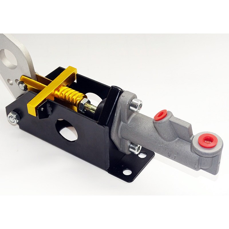Universal Car Hydraulic Handbrake Vertical &amp; Horizontal 25cm Rally Racing E-Brake Lever Device Master Cylinder Gold