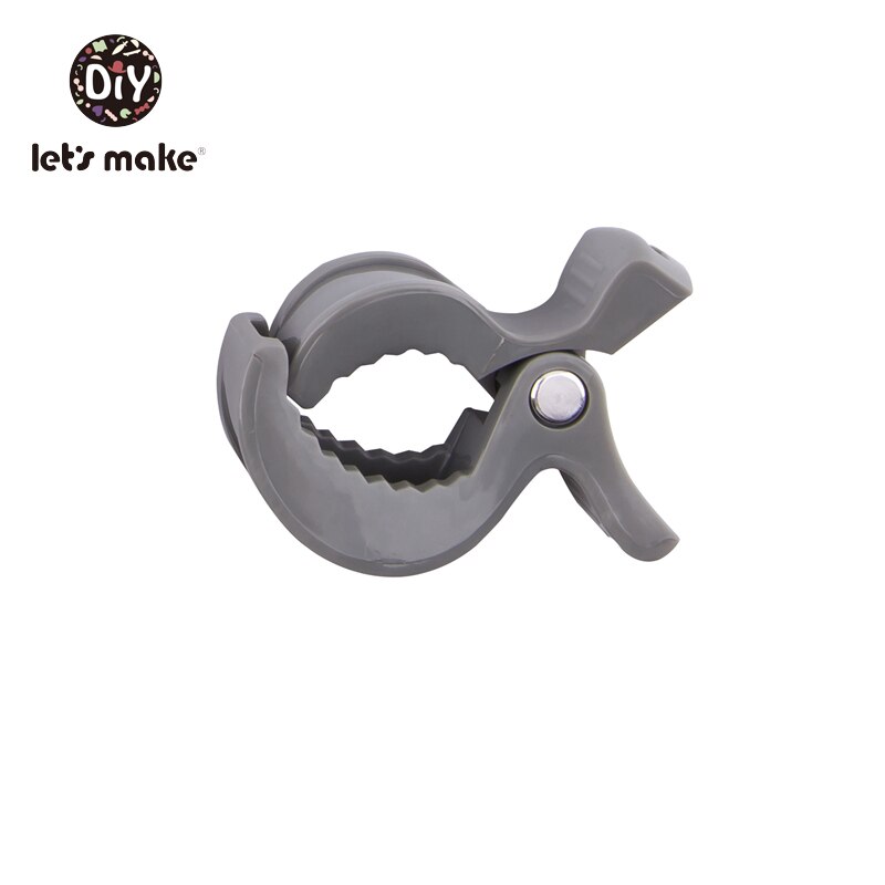 Let's Make 1pc Play Gym Accessories Lamp Pram Stroller Pegs To Hook Muslin and Toys Seat Cover Blanket Clips Car Organizer Toys: gray