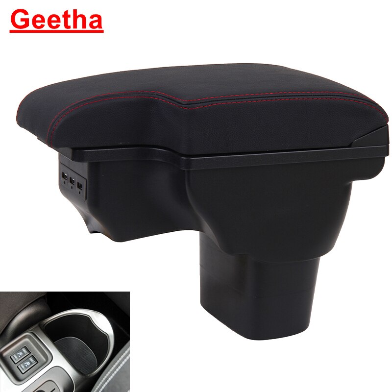 For NISSAN Juke For Infiniti ESQ Armrest Box Central Store Content Car Modification Accessories Dual Layer Retractable