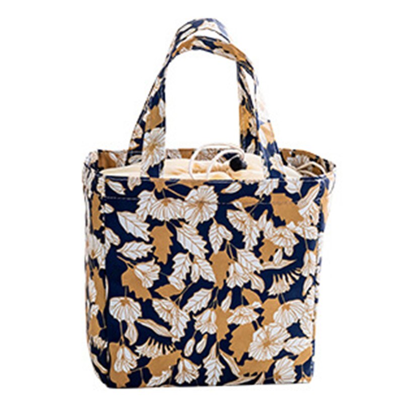 Bolsas térmicas de flamenco para bebé, bolsa Oxford impermeable para lactancia infantil, calentador de leche portátil para pícnic al aire libre, MBG0320: Yellow flower