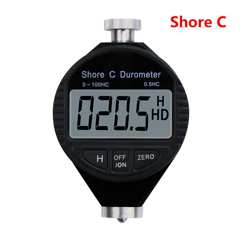 Digital Shore Hardness Durometer Digital Hardness Tester Hardness Meter Shore 0-100 A/C/D For Plastic Leather Rubber Multi-resin: Shore C
