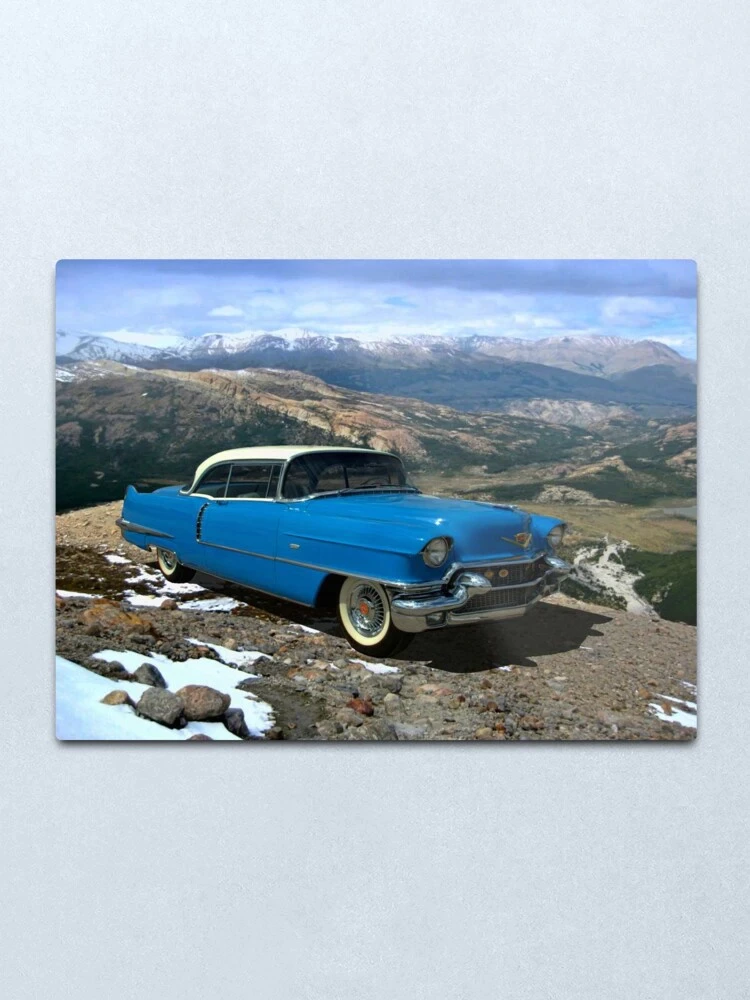 WallColor 8*12 Metal Sign 1970 Cadillac Coupe deVille Vintage Look: White / 20x30cm
