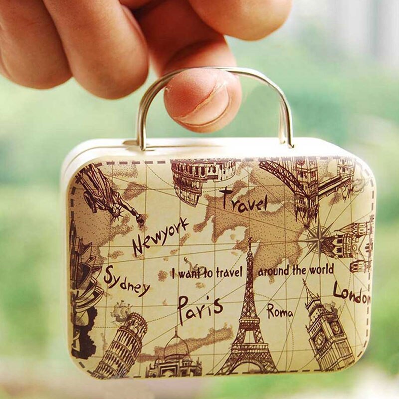 1:6 Mini Kofferbak Speelgoed Poppenhuizen Miniatuur Koffer Pocket Scène Meubels Huis Accessoires Diy Willekeurige Kit Dol Voor Kinderen Kleur X4G1