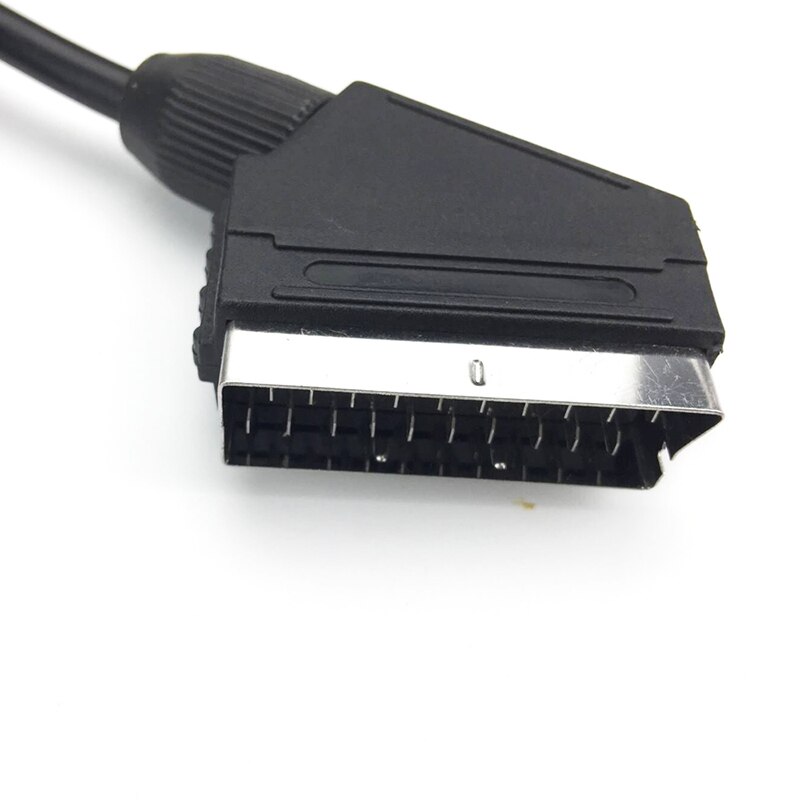 Scart til sart kabel eu scart kabel til tv dvd stb 21- pin scart hann til hann 0.75m