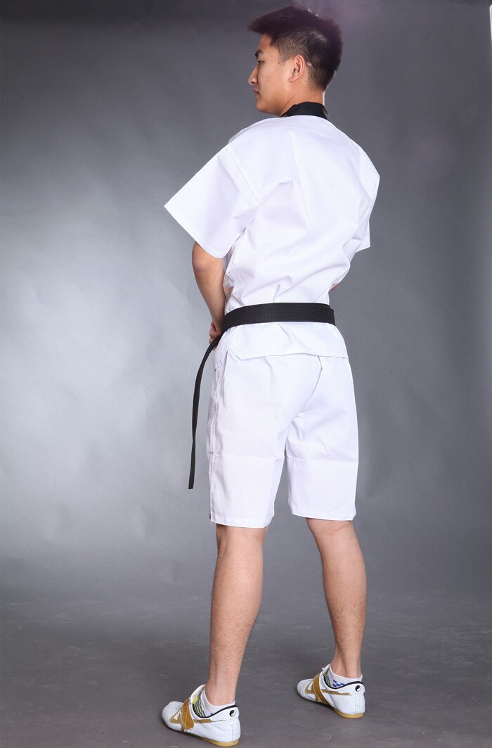 Di alta Qualità del cotone traspirante junior Dobok Taekwondo bambino ragazze e ragazzi WTF approva karatè uniforme vestiti di formazione tuta T20