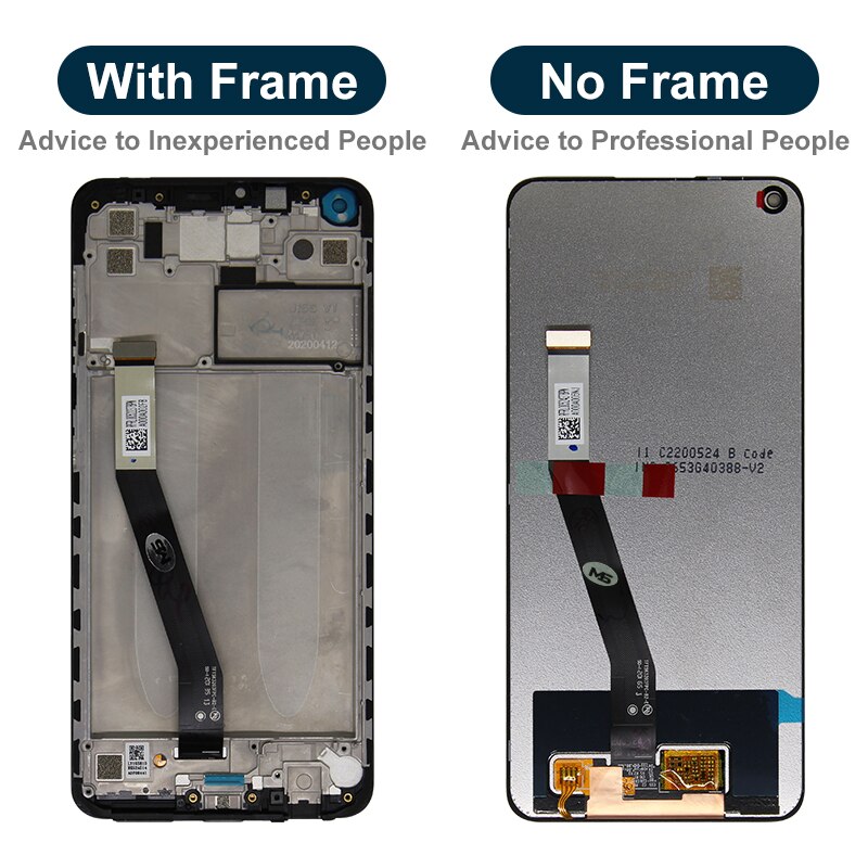 6.53&quot; Original For Xiaomi Redmi Note 9 LCD Display Screen Replacement For Redmi 10X 4G LCD M2003J15SG Display M2003J15SC Parts