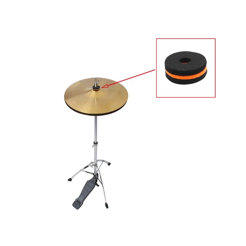 Rondelle De Cymbale, RiToEasysports 8 Tambours De Tambour