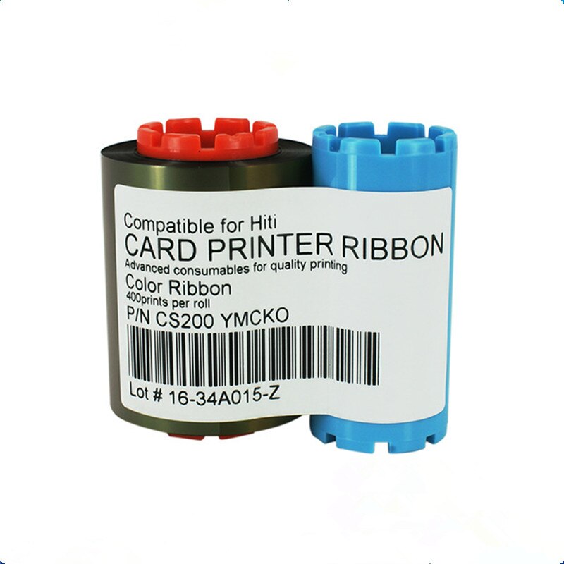 CS-2 YMCKO 400 Images printer Ribbon for hiti CS200 CS200e CS220 card printers private code FW version 0060 0061