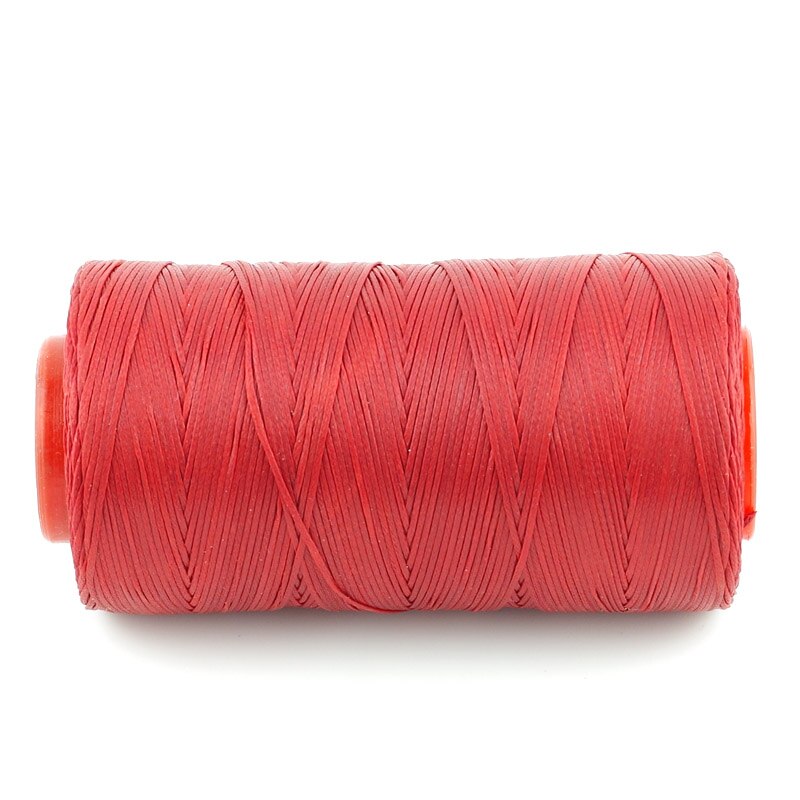 Rood 250 meter 1mm plat gewaxt waxdraad koord naaien knutsel voor diy leer handnaaien 11