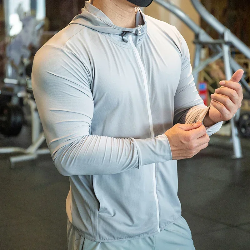 Men's Compression T-shirt Muscle zipper Shirts Light Weight Slim Fit Long Sleeve Workout Gym T-Shirts Soft Tees Bodybuilding: S / Gold