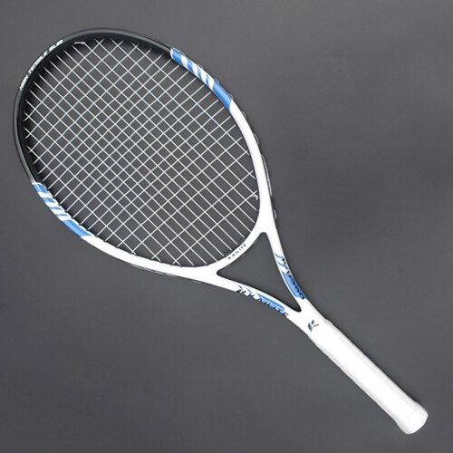 Proffisional Technische Type Carbon Aluminium Tennis Rackets Raqueta Tenis Racket Racchetta Tennisracket Tennisracket: Blue