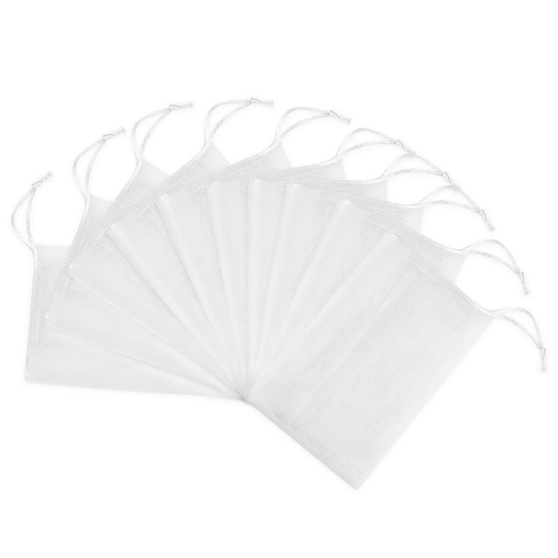 10 sztuk złuszczający siatka mydło wygaszacz etui bańka pianka netto mydło wyrabiane ręcznie siatkowa torba ciała urządzenia robić oczyszczania twarzy