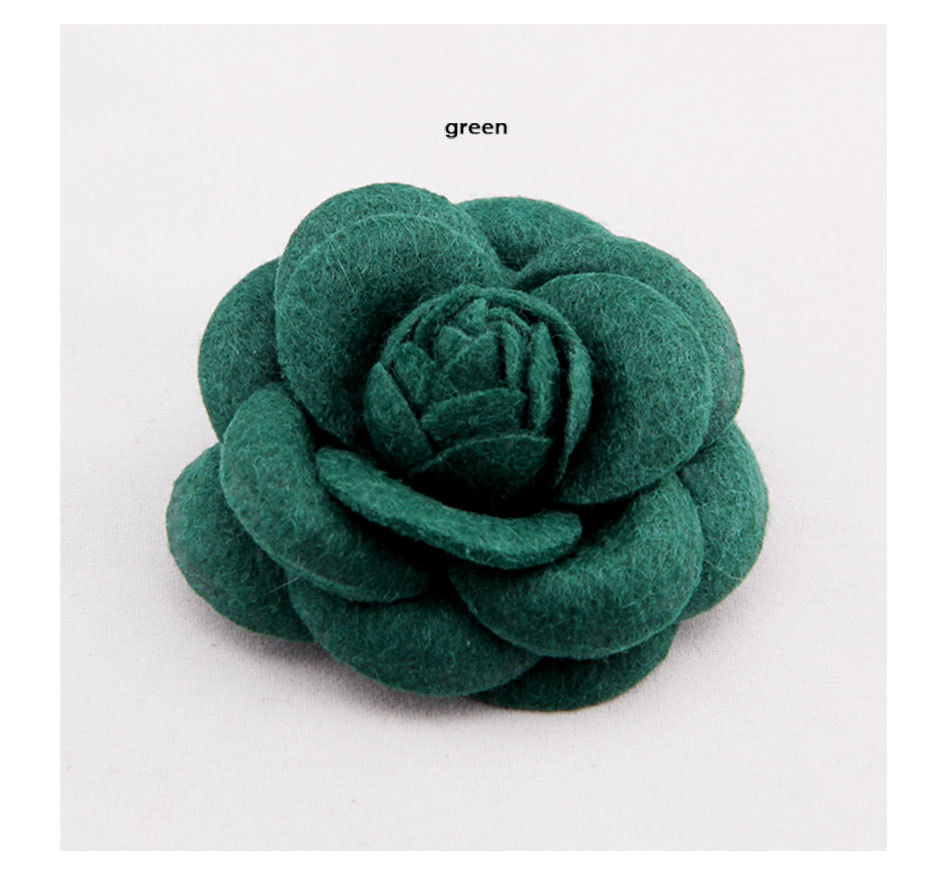 Broche pequeño de ramillete de de alta gama para hombres y mujeres, bufanda de seda de tela, hebilla, Pin, accesorios de ropa H1284: Color amarillo claro