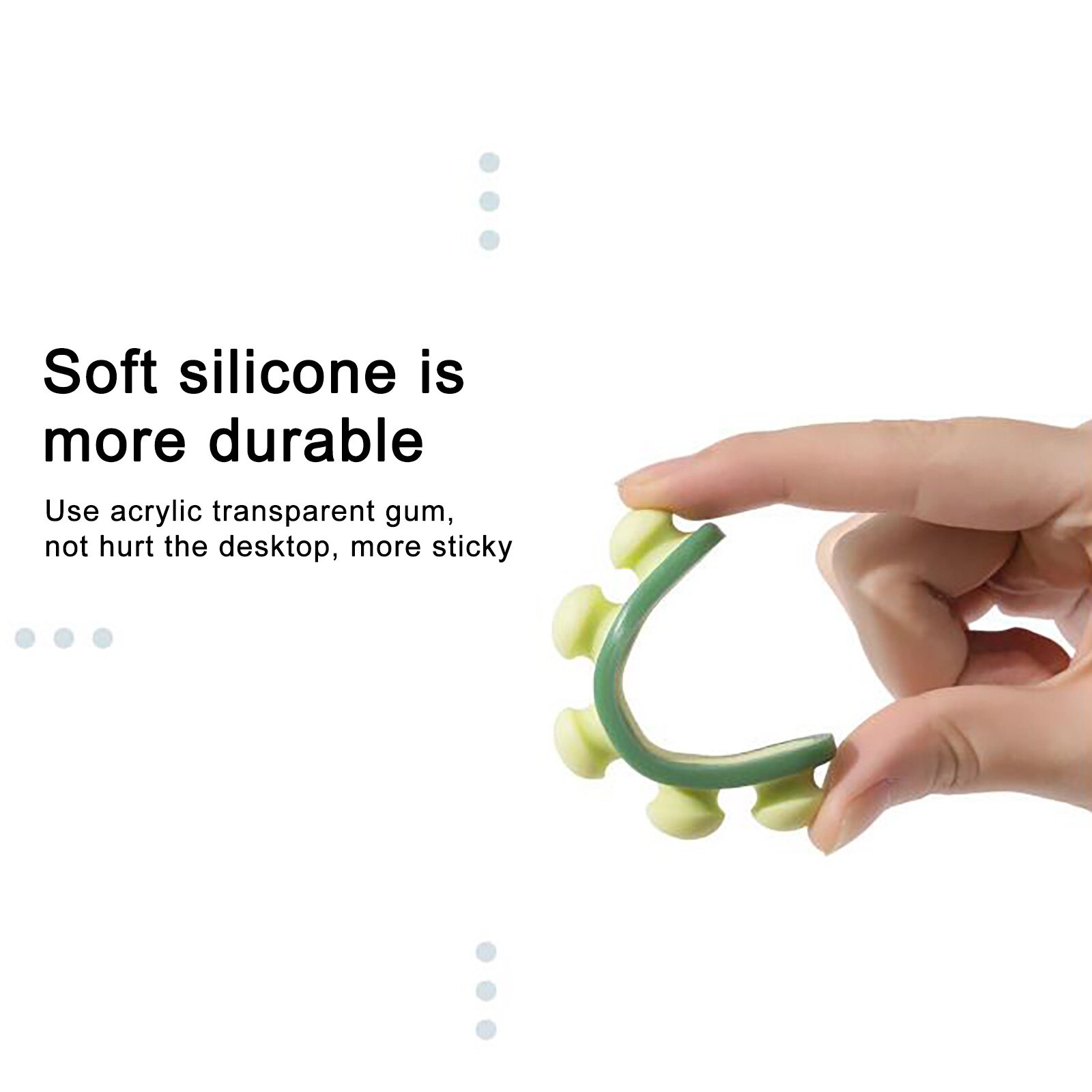 Silicone Wire Organizer Cable Wire Organizer Clip Tidy Earphone Phone Usb Charger Cord Holder For Desktop Cable Fixed Clamp#p40