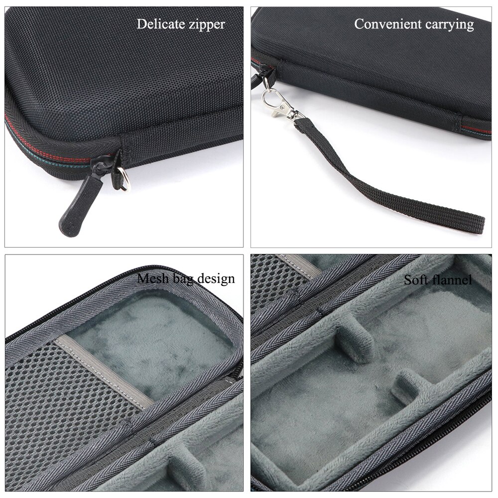 Holds 2 Portable SSD 250GB 500GB 1TB 2TB USB 3.1 External Solid State Drives Hard EVA Shockproof Case for Samsung T5 / T3 / T1