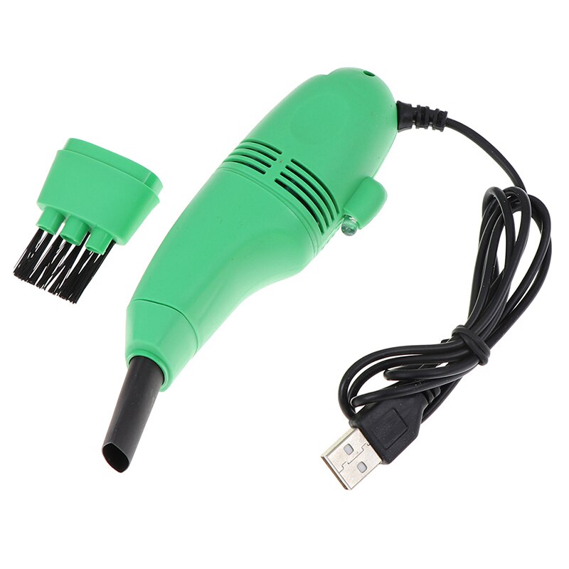 Useful Mini Computer Vacuum USB Keyboard Brush Cleaner Laptop Brush Dust Cleaning Kit Household Cleaning Tool