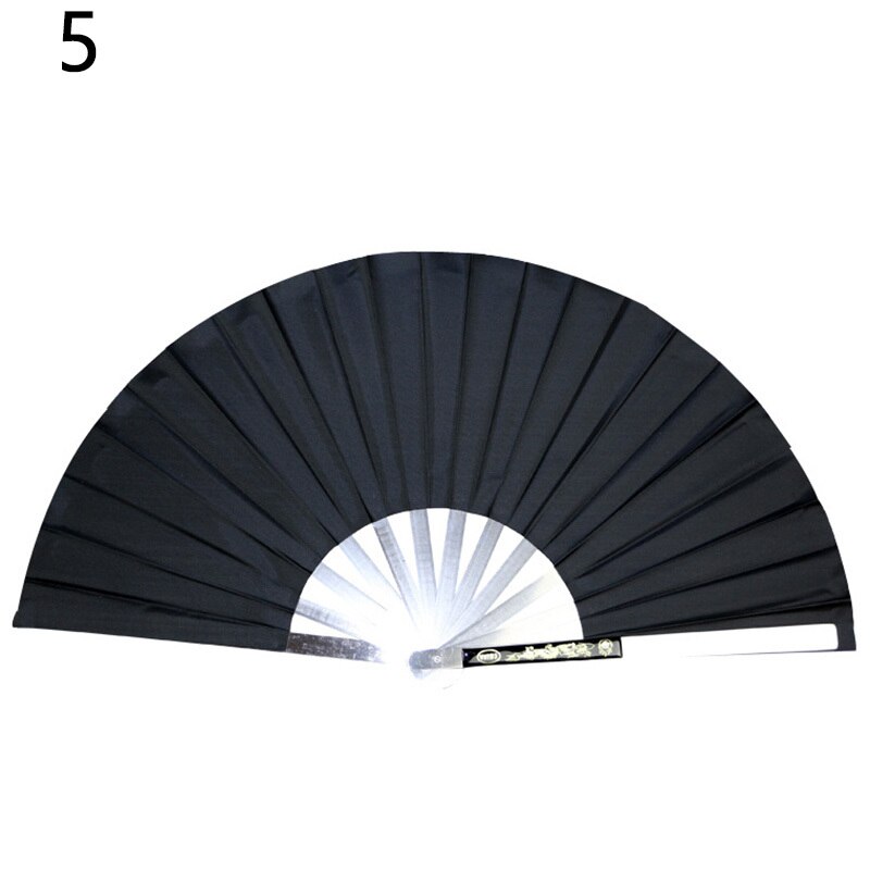Rustfritt stål tai chi fan fitness kung fu kampsport ytelse dans fan rustfritt stål kampsport fan: 5