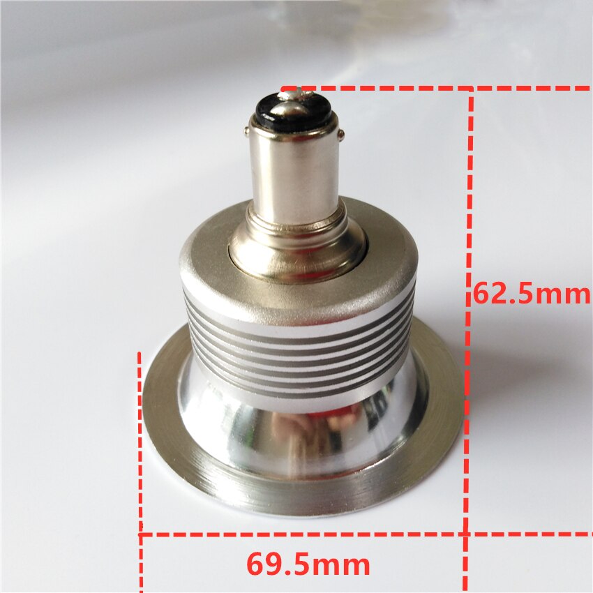AR70 LED Spotlight BA15D lámpara LED 7W 10W COB regulable 220V 230V 240V Bombilla LED para iluminación comercial del hogar