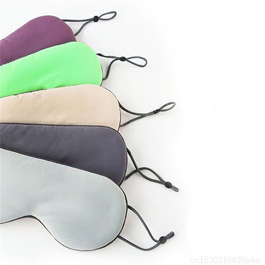 Sleep Mask Warm Cold Dual-Use Soft Milk Silk Eye Mask Night Blackout Blindfold Eye Shade with Adjustable Elastic Strap